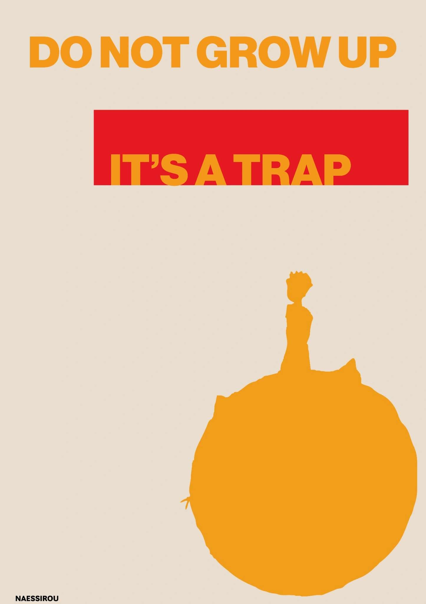 Cartel inspirado en El Principito
